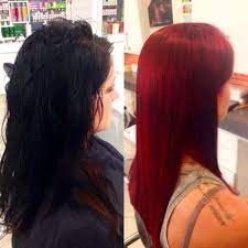 Amazing Hair Transformation From Black Box Hair Dye To A Stunning Red Box Hair Dye Cool Hairstyles Hair Transformation