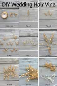 Diy Wedding Hair Vine Or How To Make Your Very Own Gorgeous Hair Piece Not Even Necessarily For A Wed Bead Hair Accessories Diy Wedding Hair Hair Vine Wedding