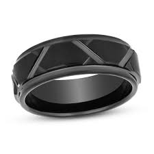 8mm Wedding Band Black Tungsten Carbide Jared In 2020 Black Tungsten Wedding Band Black Wedding Band 8mm Wedding Band