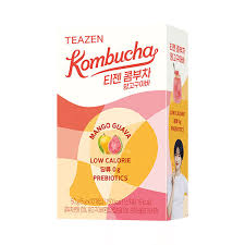 Kombucha Tea Beverage Mix 10 Sticks Mango Guava - Weee!