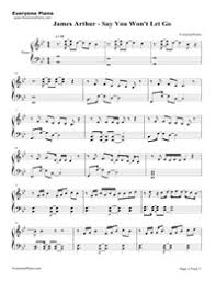 Lagu dan not angka my love by westlife piano pianika my love westlife | lhia's music notes not angka lagu john legend not angka : Say You Won T Let Go James Arthur Free Piano Sheet Music Piano Chords