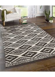 Teppich Rena Teppich Teppich Schwarz Weiss Diy Wohnung