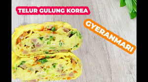 Seperti namanya, penganan yang satu ini menggunakan telur sebagai bahan utamanya. Telur Gulung Korea Korean Egg Roll Rolled Omelet Youtube