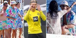 Haaland was in immense form for dortmund. Bvb Erling Haaland Feiert Auf Mykonos Yacht Im 3000 Franken Outfit