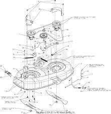 How to replace a deck belt on a mtd lt5 design 42in riding mower part 2 belt routing install. Mtd M115 38 13ac77lf058 2017 Parts Diagram For Deck