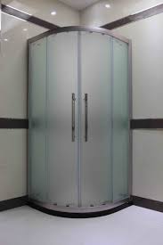 Are frameless shower doors safe? China Bathroom Shower Door Frosted Glass Brushed Aluminium Quadrant Shower Enclosure China Shower Enclosure Quadrant Door