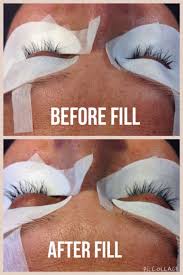 That said, because each person's lash growth is somewhat variable (just hair growth), i suggest light lash maintenance every three to four weeks to maintain a full look. Before Fill And After Fill Eyelash Extensions Eyelash Extensions Eyelashes Beauty