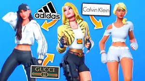 Check your stats and leaderboards ranking for fortnite. I Recreated Popular Clothing Brands On Fortnite Skins Gucci Calvin Klein Adidas Youtube