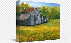 20 gambar lukisan dinding ruangan 3d. Lukisan Pemandangan Art Shed Barn Gudang Tua Struktur Luar Ruangan Poster Lanskap Png Pngwing