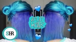 Having a friend or family member help with the process prevents dye from reaching unwanted places, such as the top layer of hair or the skin of the neck and shoulders. How To Dye Your Hair Half And Half Ad Youtube