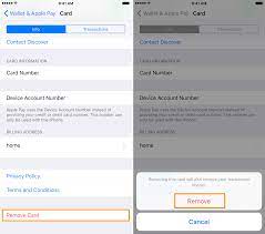 It should be listed under 'my devices'. How To Remove Your Credit Card Information From Your Iphone