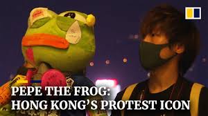 She has blue eyes, and a pacifier. Pepe The Frog Hong Kong S Protest Icon Youtube