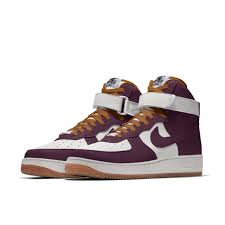 Nike Air Force 1 High By You Custom Shoe Nike Com Nike Custom Shoes Nike Air Force