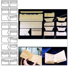 Tooled minimalist card holder tooling a flower part 1 tooling a flower part 2 finishing tooled leather. Amazon Com 14pcs Leathercraft Clear Acrylic Wallet Pattern Stencil Template Set Leather Craft Diy Tool Kitchen Dining