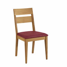 Der dra stuhl in der ausführung rot sorgt für ein modernes und stilvolles ambiente. Stuhl Eleva Aus Wildeiche Massivholz Pharao24 De