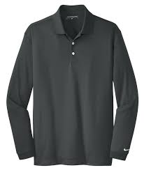 Details About Mens Nike Golf Long Sleeve Dri Fit Polo Shirt Side Vents Lightweight Xs 4xl