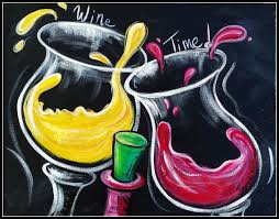 Paint And Sip Ideas Google Search Canvas Painting Wine Painting Black Art Painting Use sweeping, diagonal strokes that begin on the right and. canvas painting wine painting