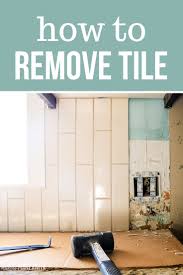 The first tile is much harder to remove than the rest, so it's worth taking some extra time to see if you can get lucky. Tile Removal Kitchen Backsplash Part 1 Tile Removal House Cleaning Tips Kitchen Tiles Backsplash