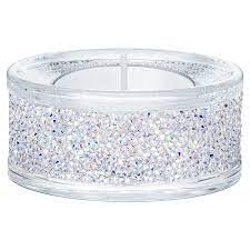 $75.0 retired swarovski crystal candle holder 7600 nr 110 mint with box pin style. Shimmer Tea Light Holders Crystal Ab Swarovski Com