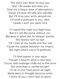 Like a fool left the river. Vanilla Twilight Wish You Are Here Music Lyrics Ill Miss You
