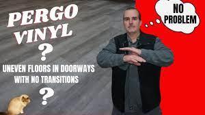 Pergo Vinyl Flooring Installation Pergo Extreme Vinyl How To Level Uneven Doorway Floors Part 1 Youtube