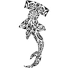 Black And White Hammerhead Shark Tattoo Tattoo Tribes Shape Your Dreams Tattoos And Their Meaning Hiringa Hammerhead Shark Turtle Gecko Li Tatuagem Maori Tatuagem Maori Braco Tubarao Martelo
