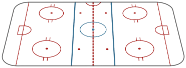 Free printable hockey coloring pages for kids. Ice Hockey Rink Diagram