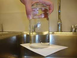This woman is drop dead gorgeous! Physics Over The Sink Water Glass Magic Physicscentral