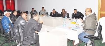 Principal Secretary Tourism Sandeep Kumar Naik Chairing A Meeting At Leh On Saturday Tourism Excelsior Principal