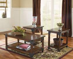 Coffee & end table sets. Murphy Wood Metal Coffee Table Set By Ashley Furniture My Furniture Place