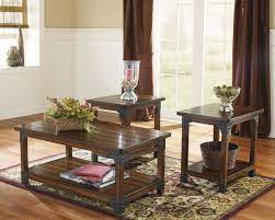 Find ashley coffee table in coffee tables | buy or sell coffee tables, ottomans, poufs, side tables & more in ontario. Murphy Wood Metal Coffee Table Set By Ashley Furniture My Furniture Place