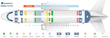Standard version of the boeing 737 next generation. Seat Map And Seating Chart Aeromexico Boeing 737 700 Delta Airlines Boeing Seating Plan