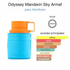 Armaf Odyssey Mandarin Sky Eau de Parfum 100 ml Odyssey Mandarin Sky de  Armaf es una fragancia de la familia olfativa para Hombres. Esta fragrancia  es nueva. Odyssey Mandarin Sky se lanz&oacute;