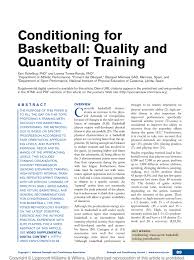 pdf conditioning for basketball