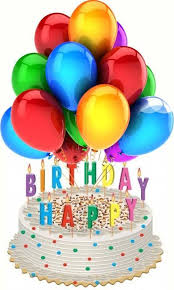 Birthday Cake And Balloons Wallpaper More About The Balloons In The Color Happy Birthday Messages Happy Birthday Greetings Happy Birthday Friend