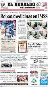 Periodico El Heraldo De Chihuahua Mexico Periodicos De Mexico Edicion De Domingo 26 De Febrero De 2012 Kiosko Net