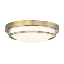 No matter what style, design, or type of ceiling lighting your home needs, you'll always find the best brands at every day low prices here at. Filament Design 2 Light Natural Brass Flush Mount With White Glass Cli Sh028061 The Home Depot Flush Mount Lighting Flush Mount Ceiling Lights Flush Mount
