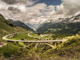 The gotthard pass or st. Gotthard Pass Ticino Ch