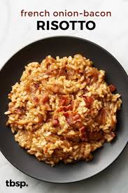 French Onion And Bacon Risotto Recipe Bacon Risotto Risotto Recipes Recipes