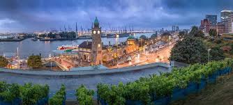 Panorama Hamburg Landungsbrucken Bei Nacht Harald Nachtmann Hamburg Landungsbrucken Landungsbrucken Hamburg Hafen