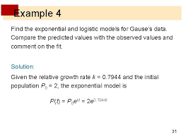 This allows more equitable comparisons than an absolute growth rate. Differential Equations 7 7 5 The Logistic Equation