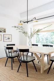 Black Dining Chairs With Light Wood Table Simple Dining Room Style Modern Transitional D Dining Room Industrial Windsor Dining Chairs Dining Room Inspiration