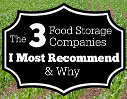 The Food Storage Companies I Recommend And Why Important