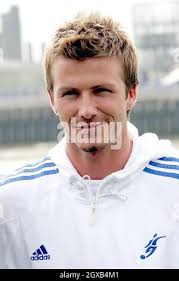 David Beckham announces the launch of the new 'David Beckham Football  Academy' in east London, and will be based at the Millennium Dome Stock  Photo