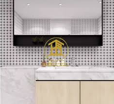 Gạch Mosaic trang trí Bát giác trắng ô nhỏ MHG 777 | Kho Mosaic