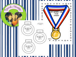 Here 7 crafts from different websites that let kids' wishes come true! Olympic Medal Template By Taysha Bernal Teachers Pay Teachers