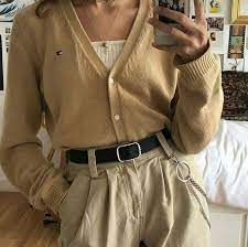 Maybe you would like to learn more about one of these? U S A G I Aesthetic Clothes Beige Outfit Womens Spring Fashion Outfits