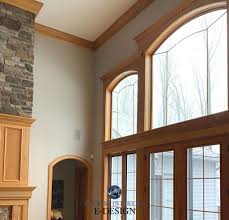 The 16 Best Paint Colours To Go With Oak Or Wood Trim Floor Cabinets And More Kylie M Interiors Oak Trim Stained Wood Trim Oak Wood Trim