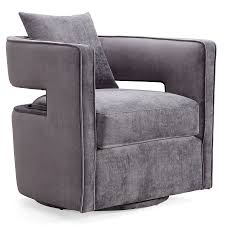 10 best swivel recliner rocker chairs for the us & ca markets. Modern Lounge Chairs Katz Gray Swivel Chair Eurway