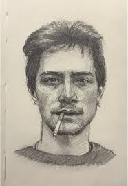 Drawing @jacob "fan acct" #art #artistsoftiktok #jacobjones #cigarette  #marlboro #drawing #sketch #meme #review